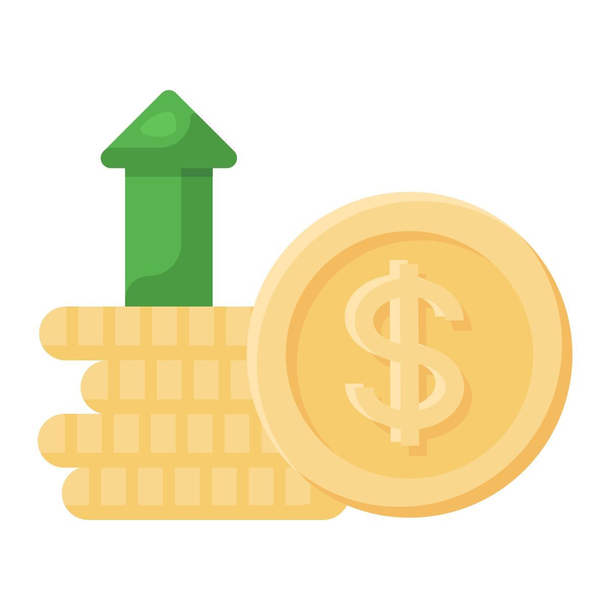 crescimento financeiro icon