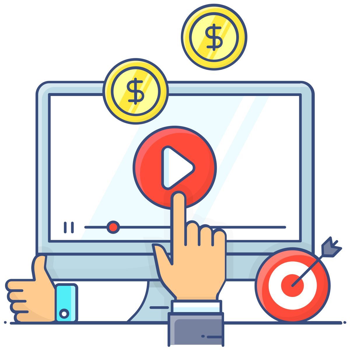 비디오 수익화 icon