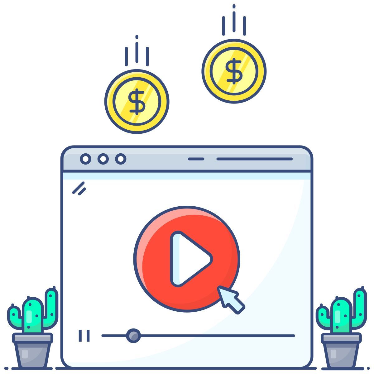 비디오 수익화 icon