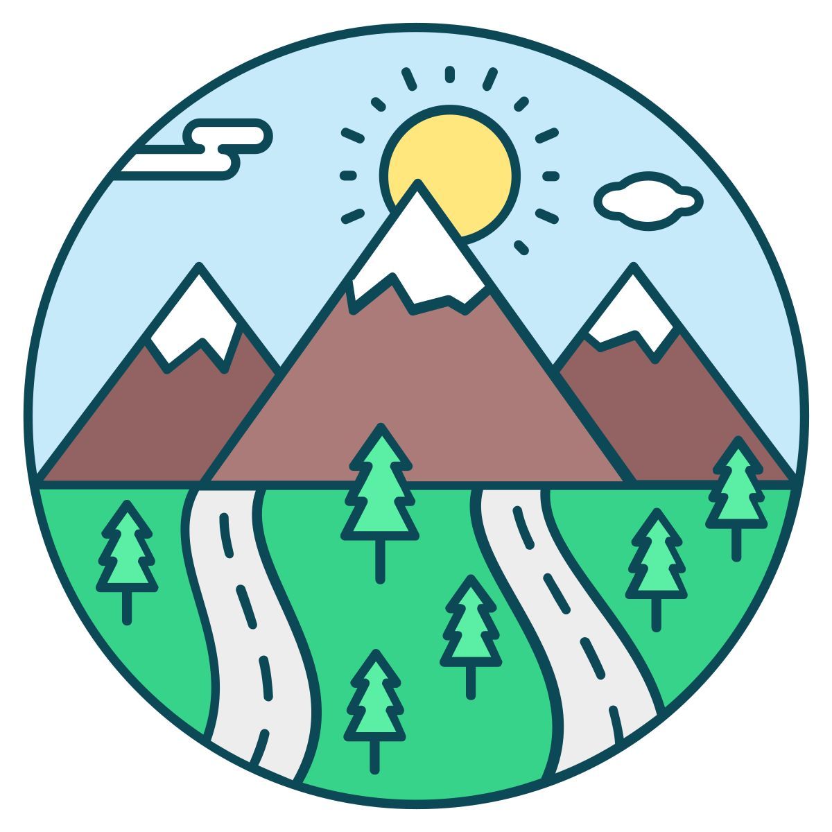 montañas icon