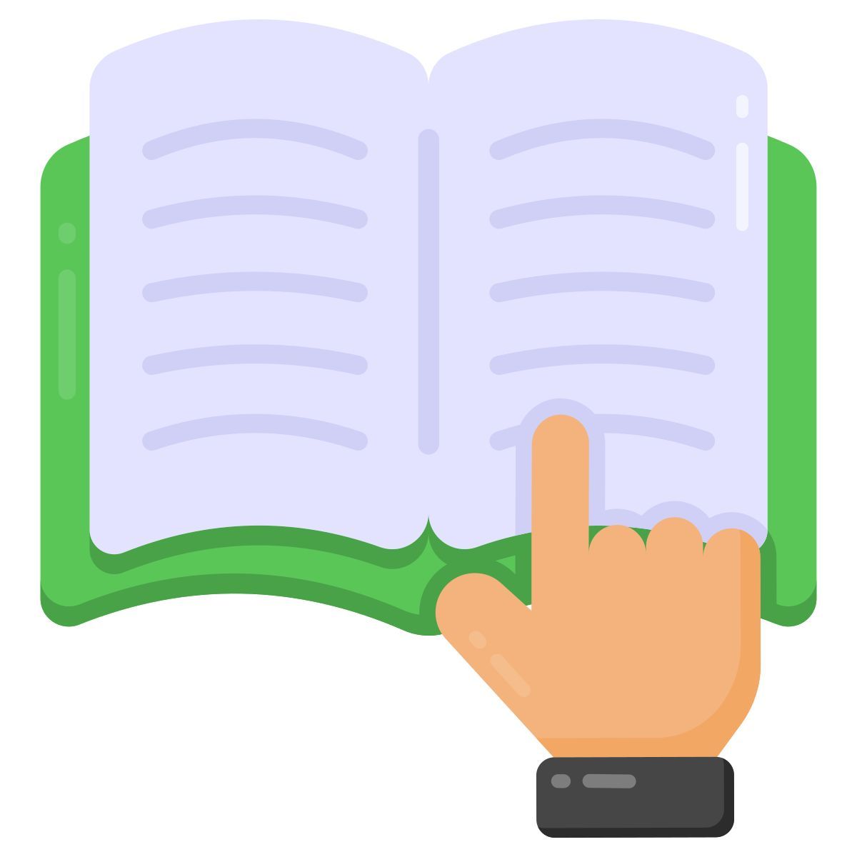 generischer buchdateityp icon