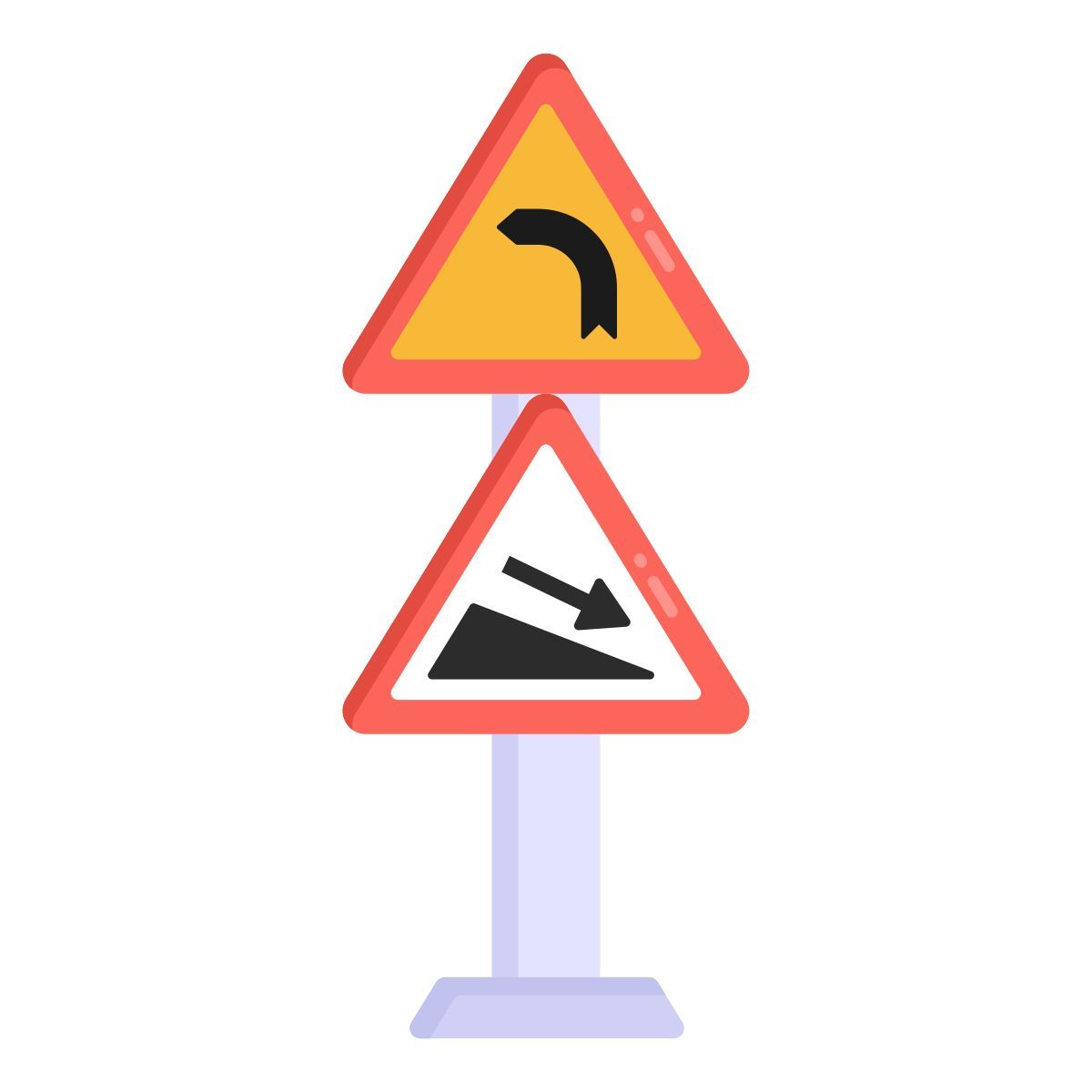 road sign icon
