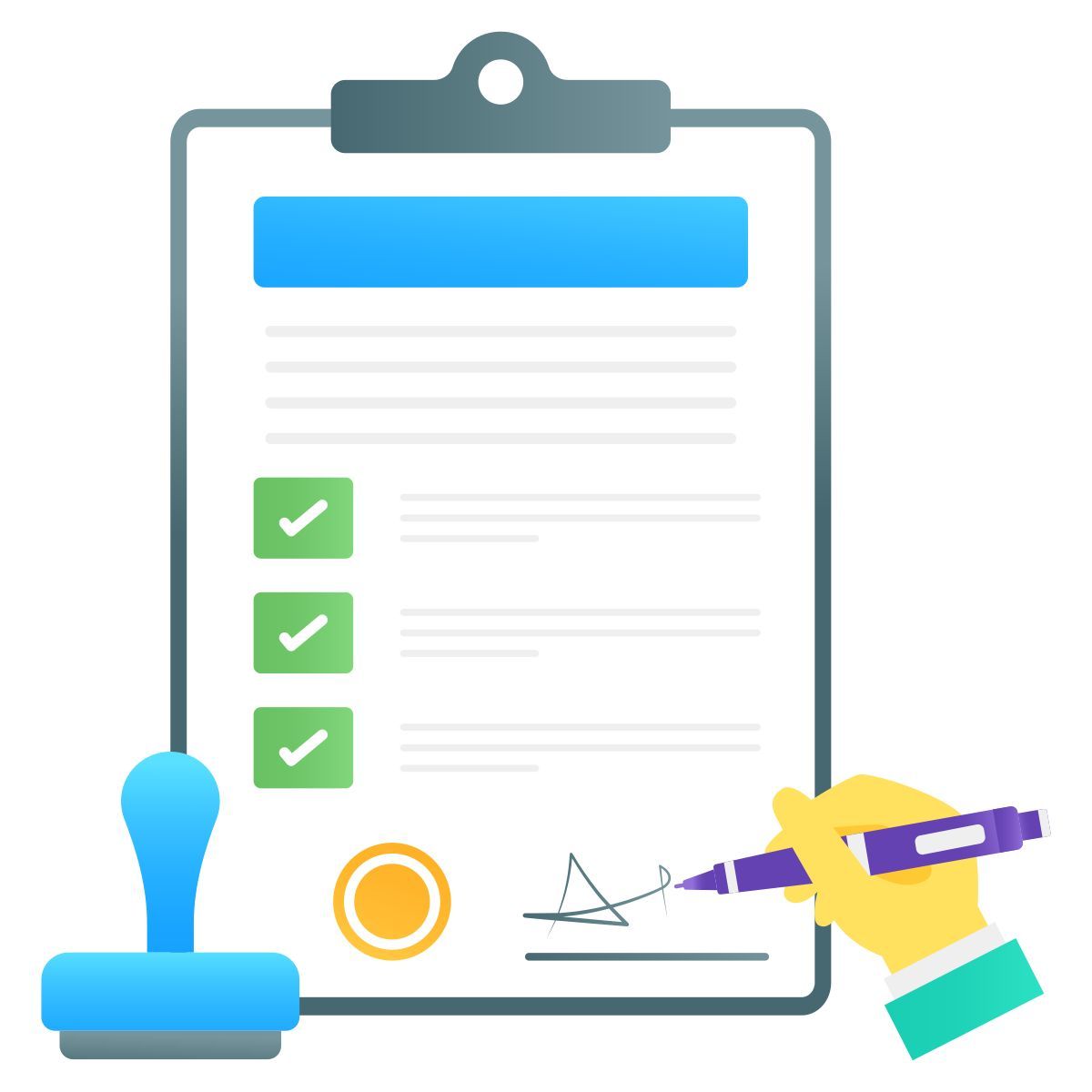 signer le contrat icon