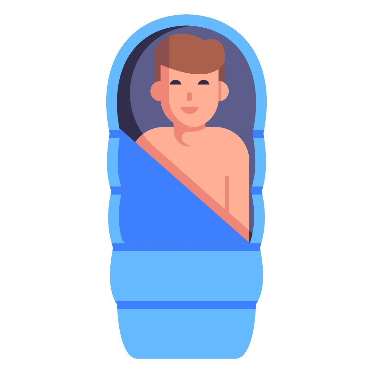 sleeping bag icon