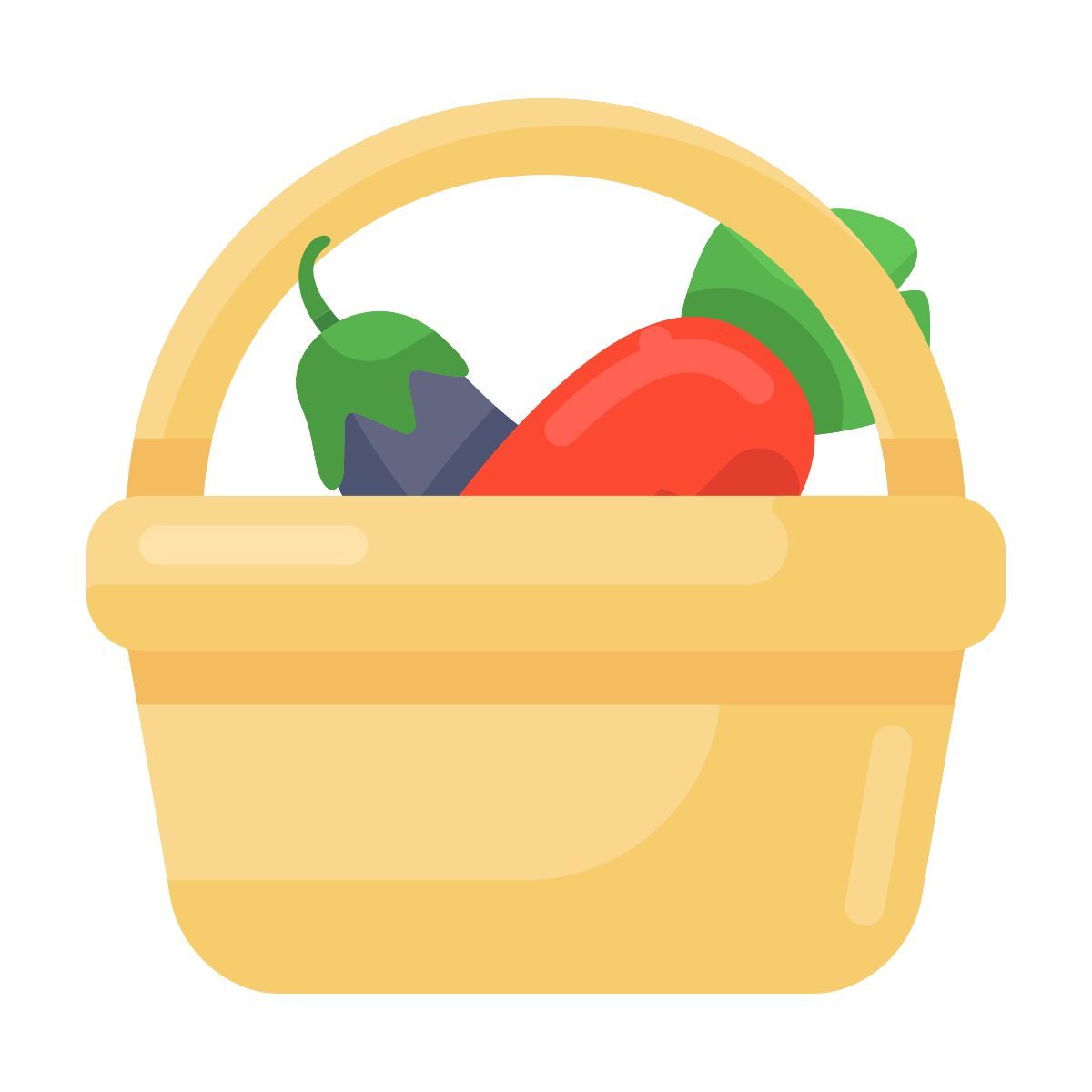 vegetable bucket icon