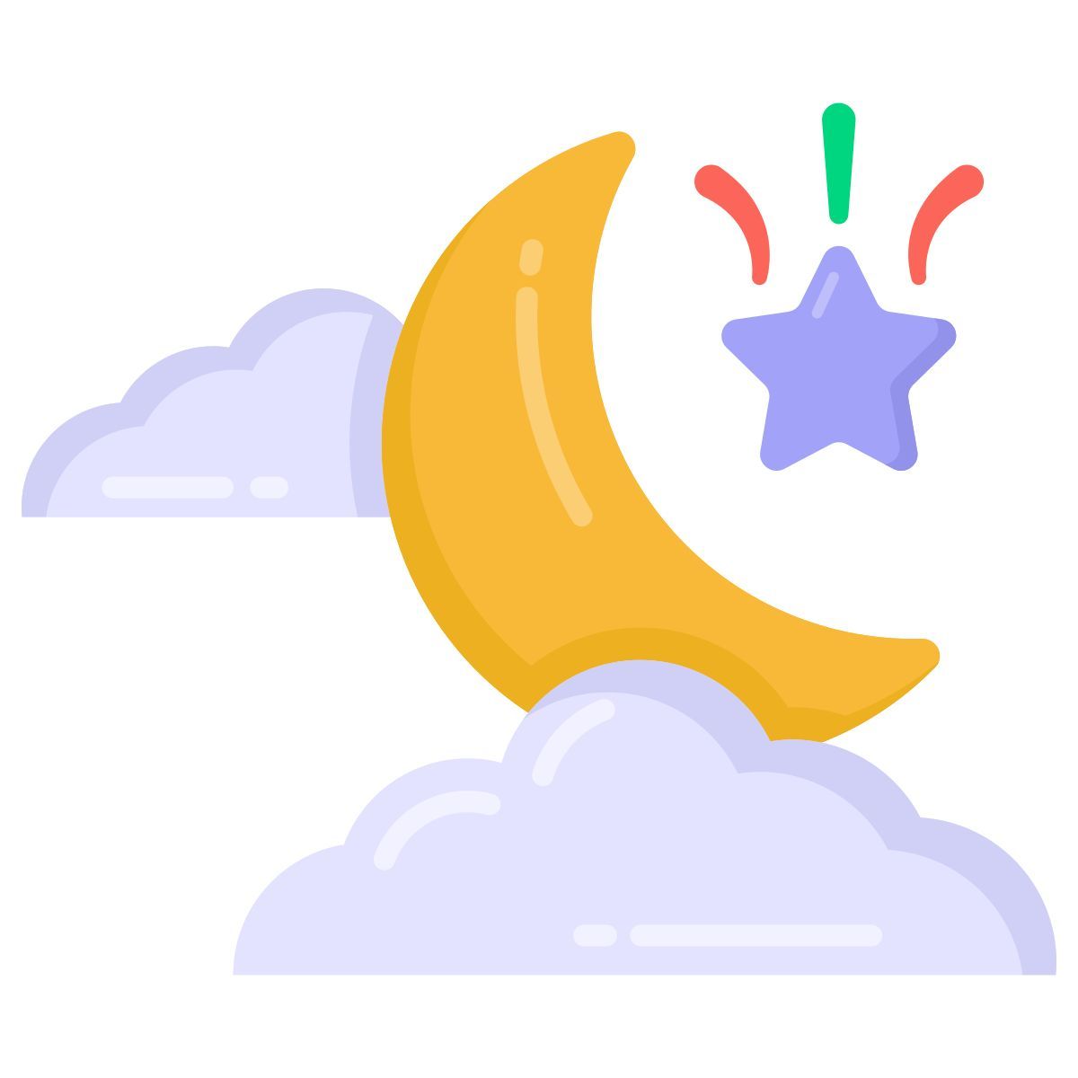 曇り時々月 icon