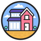 external Villa-buildings-smashingstocks-flat-smashing-stocks icon