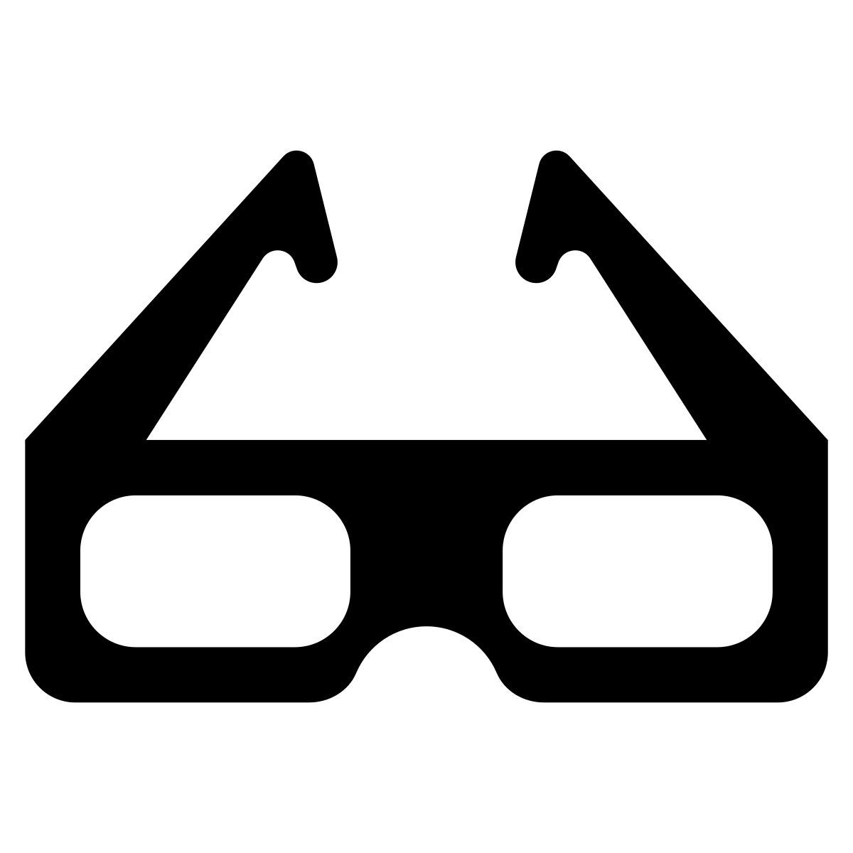 3d glasses icon