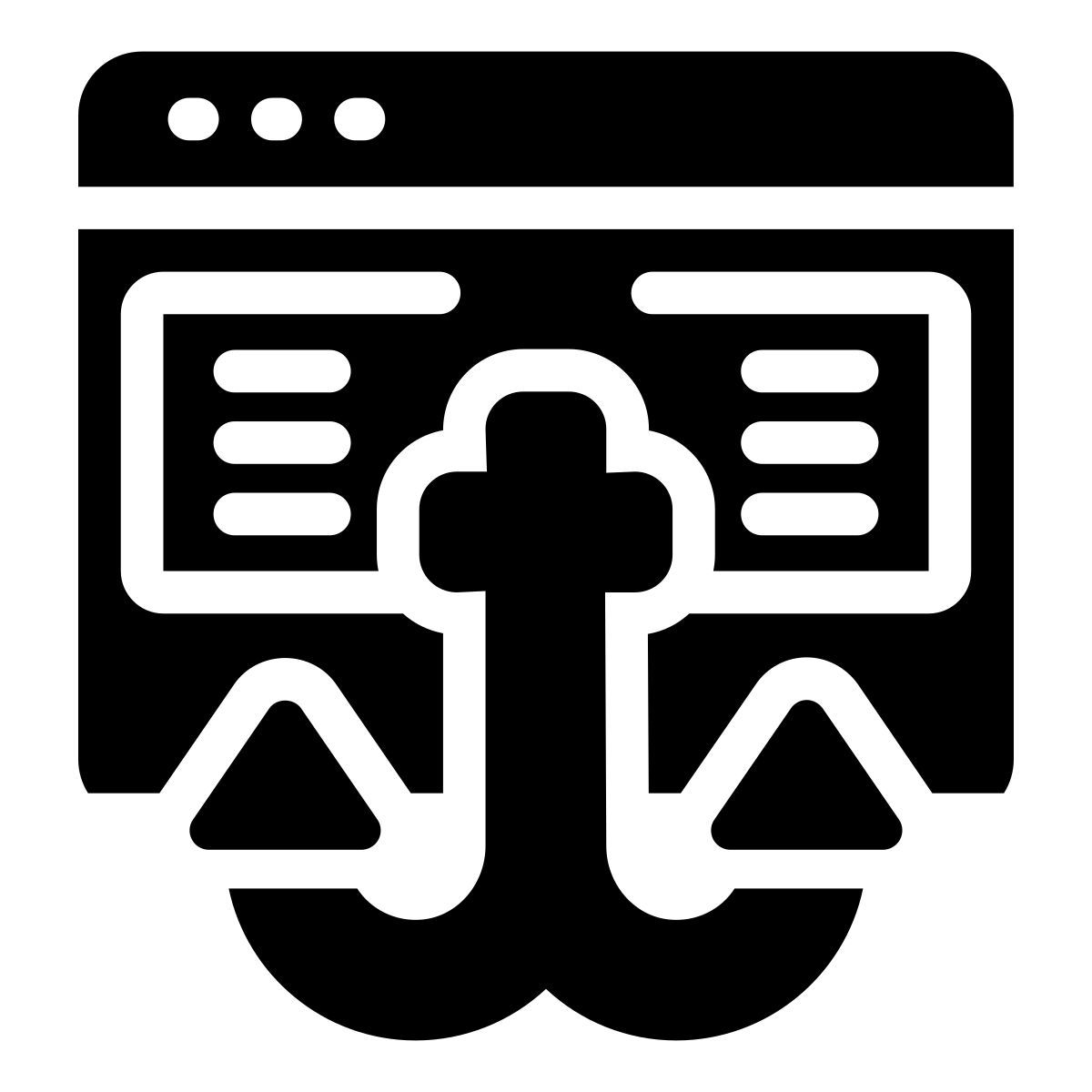 anchor text icon