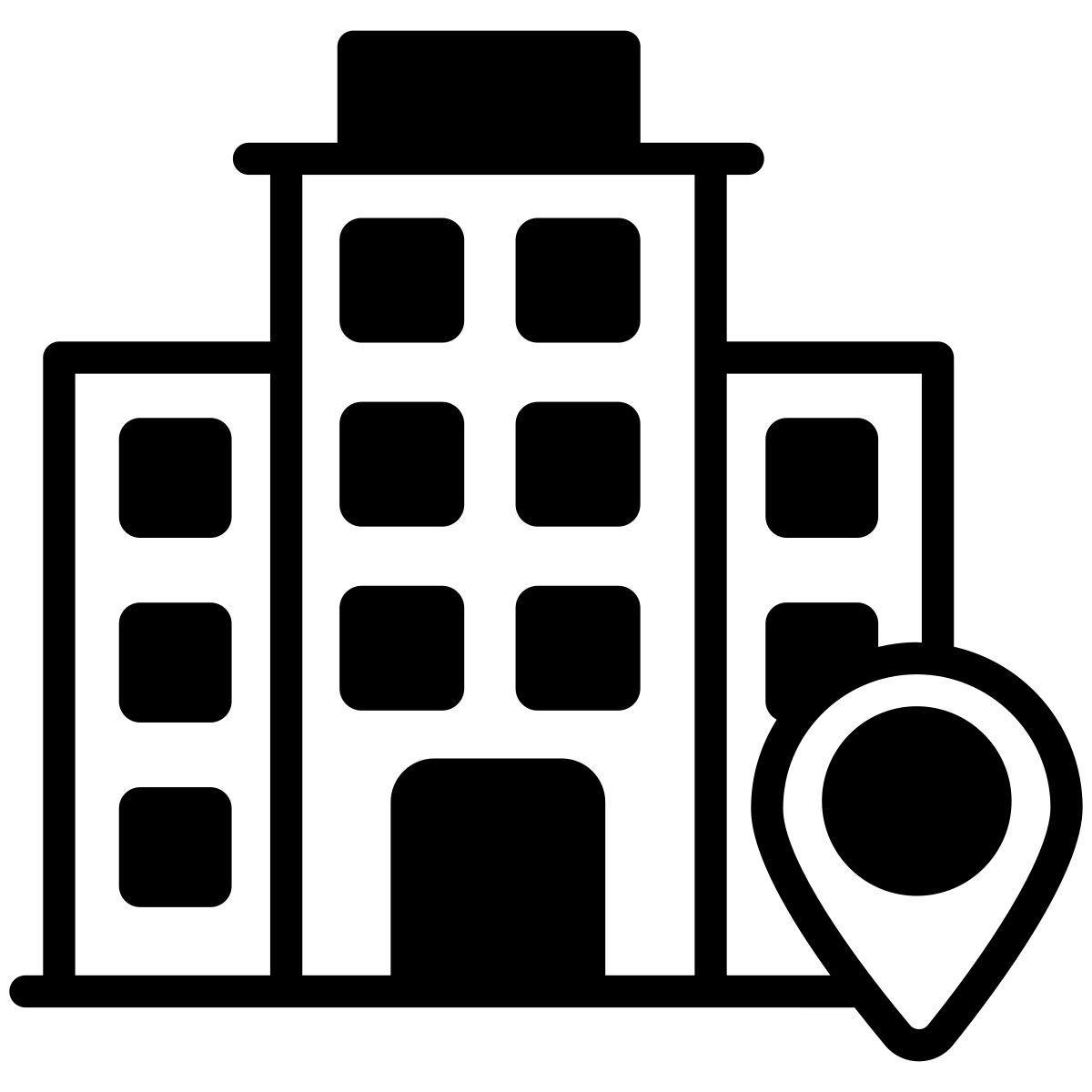 localização do edifício icon