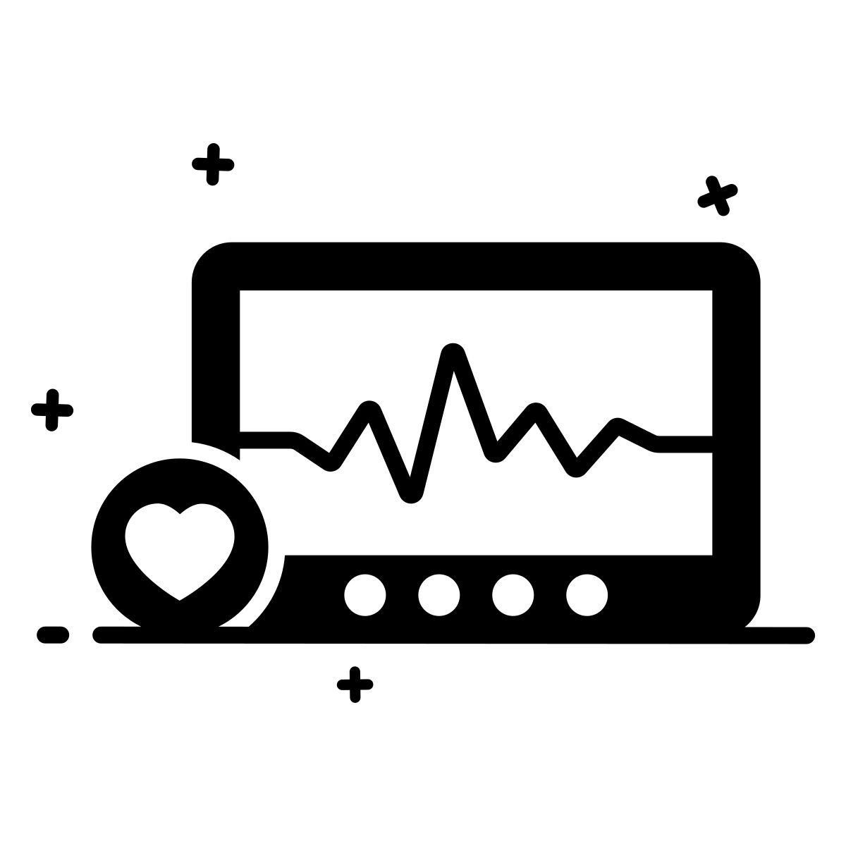 electrocardiogram icon