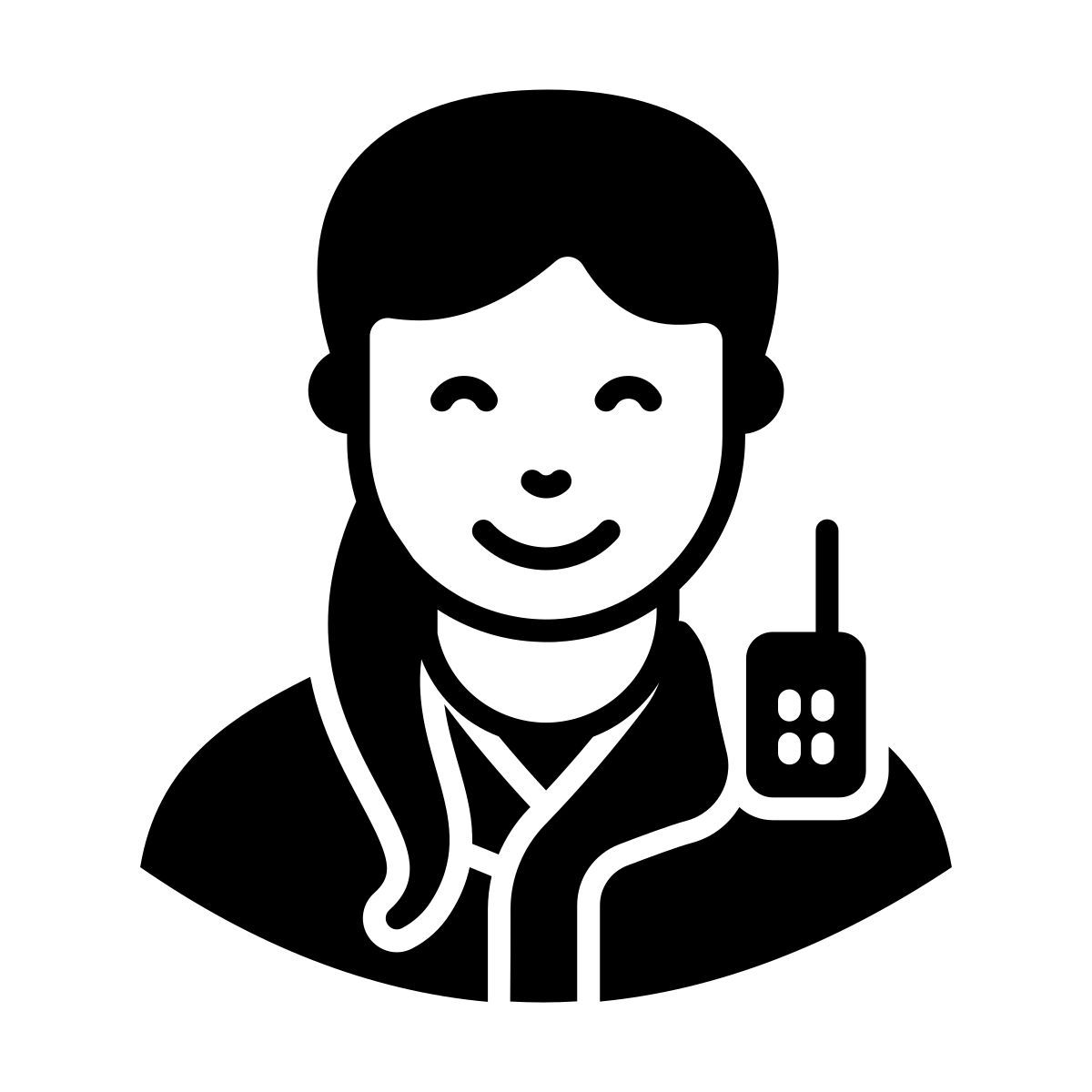 mujer policía icon