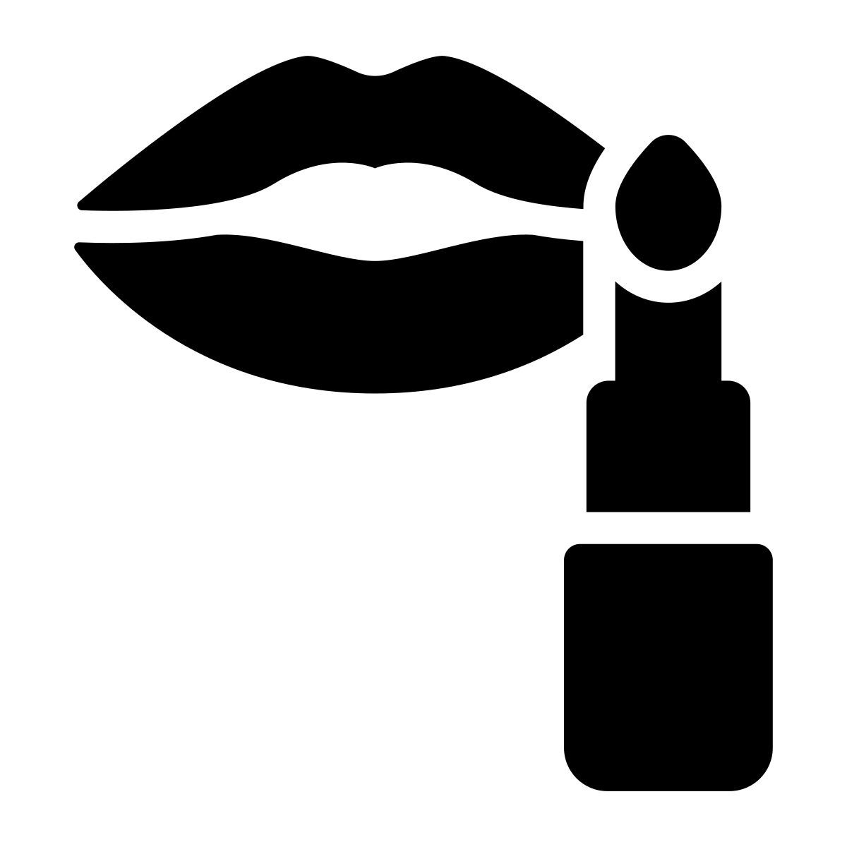 lips and lipstick icon