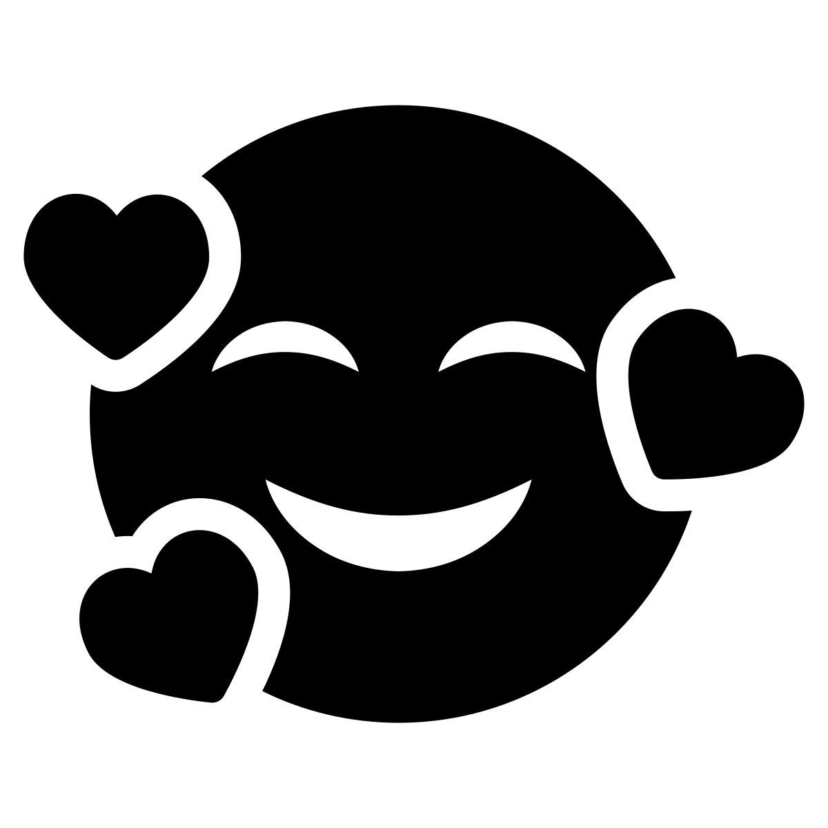 填充的爱心 icon