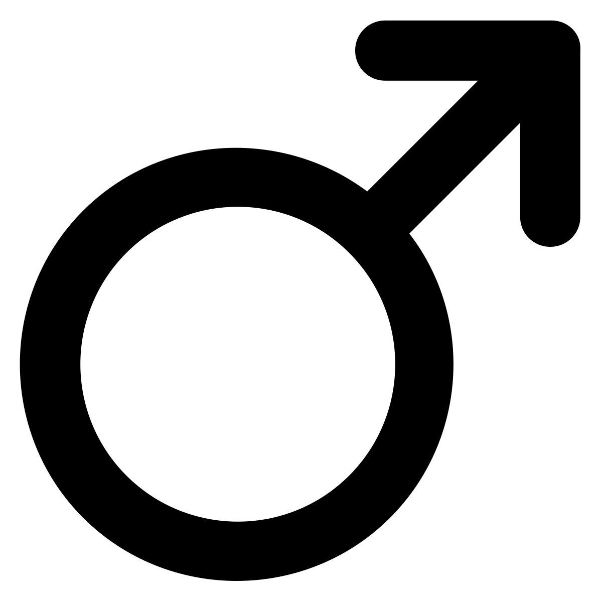 símbolo masculino icon
