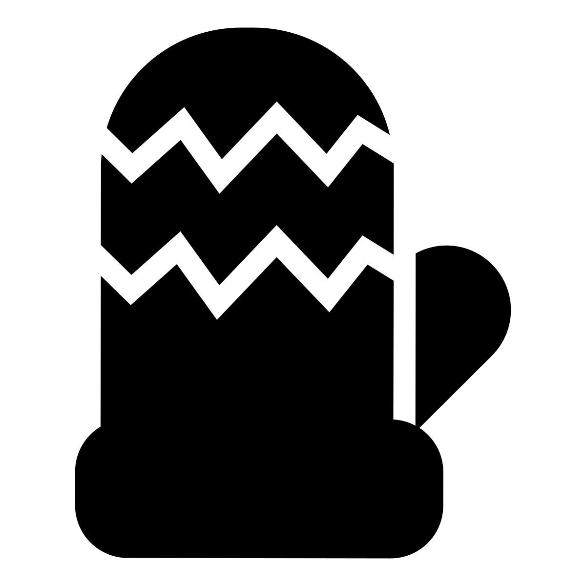 weihnachts fäustling icon