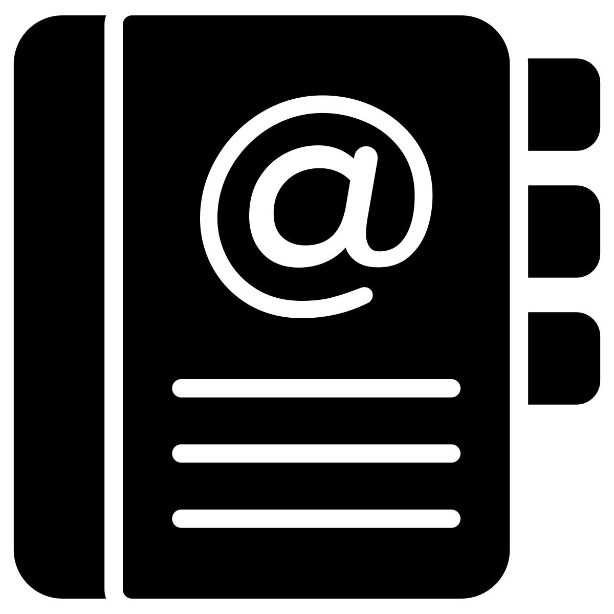 contact book icon