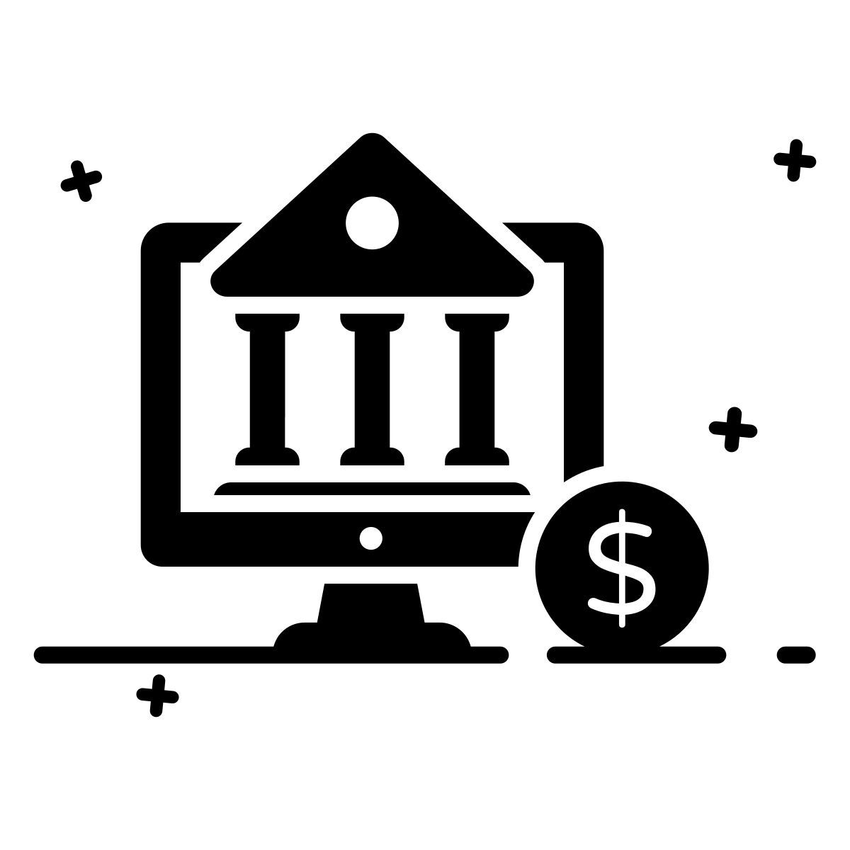 banco on line icon