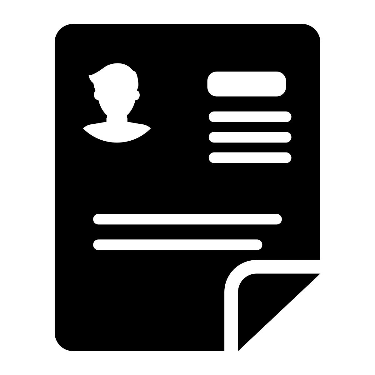 curriculum vitae icon
