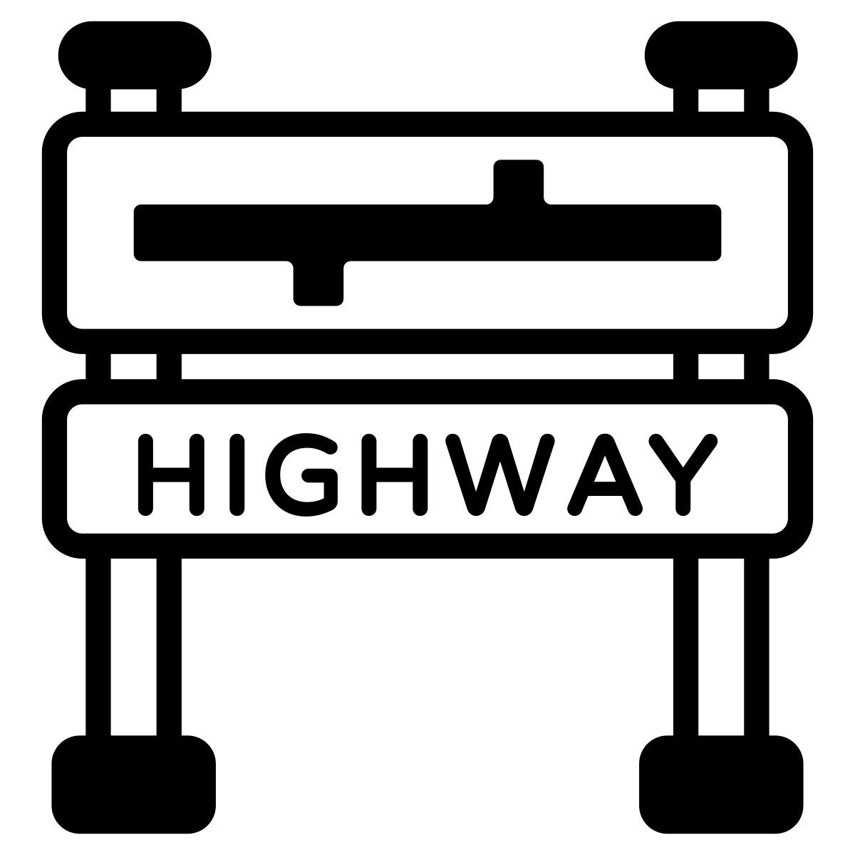 road sign icon