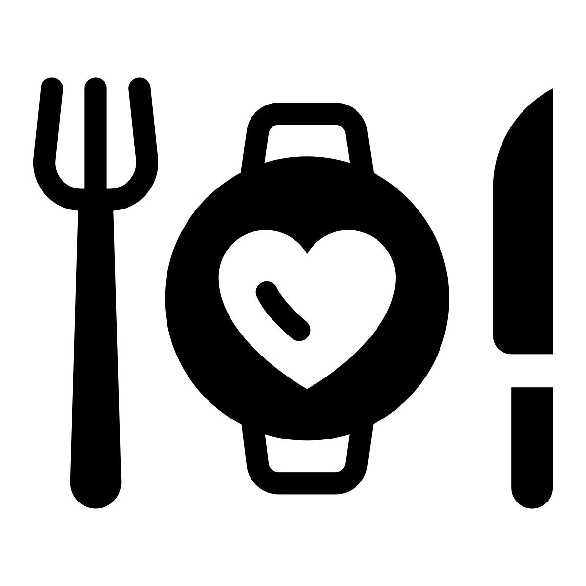 romantisches frühstück icon
