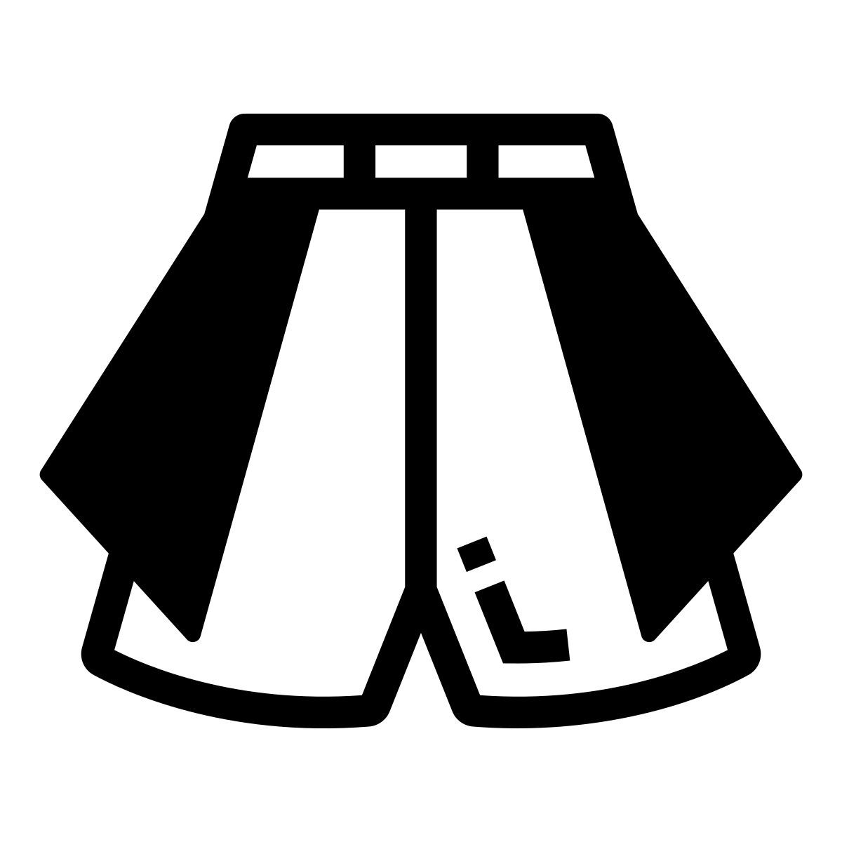 pantalones cortos icon