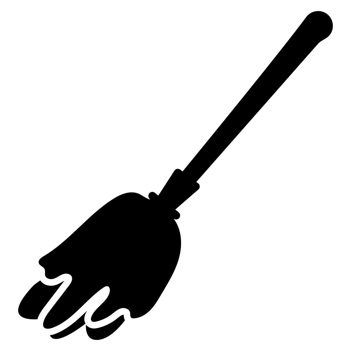 witch broom icon