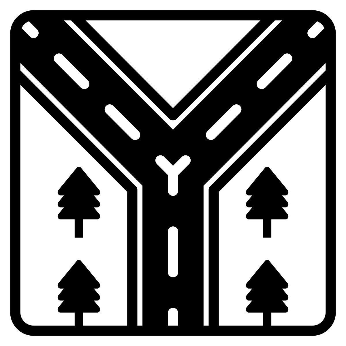 intersección en y icon