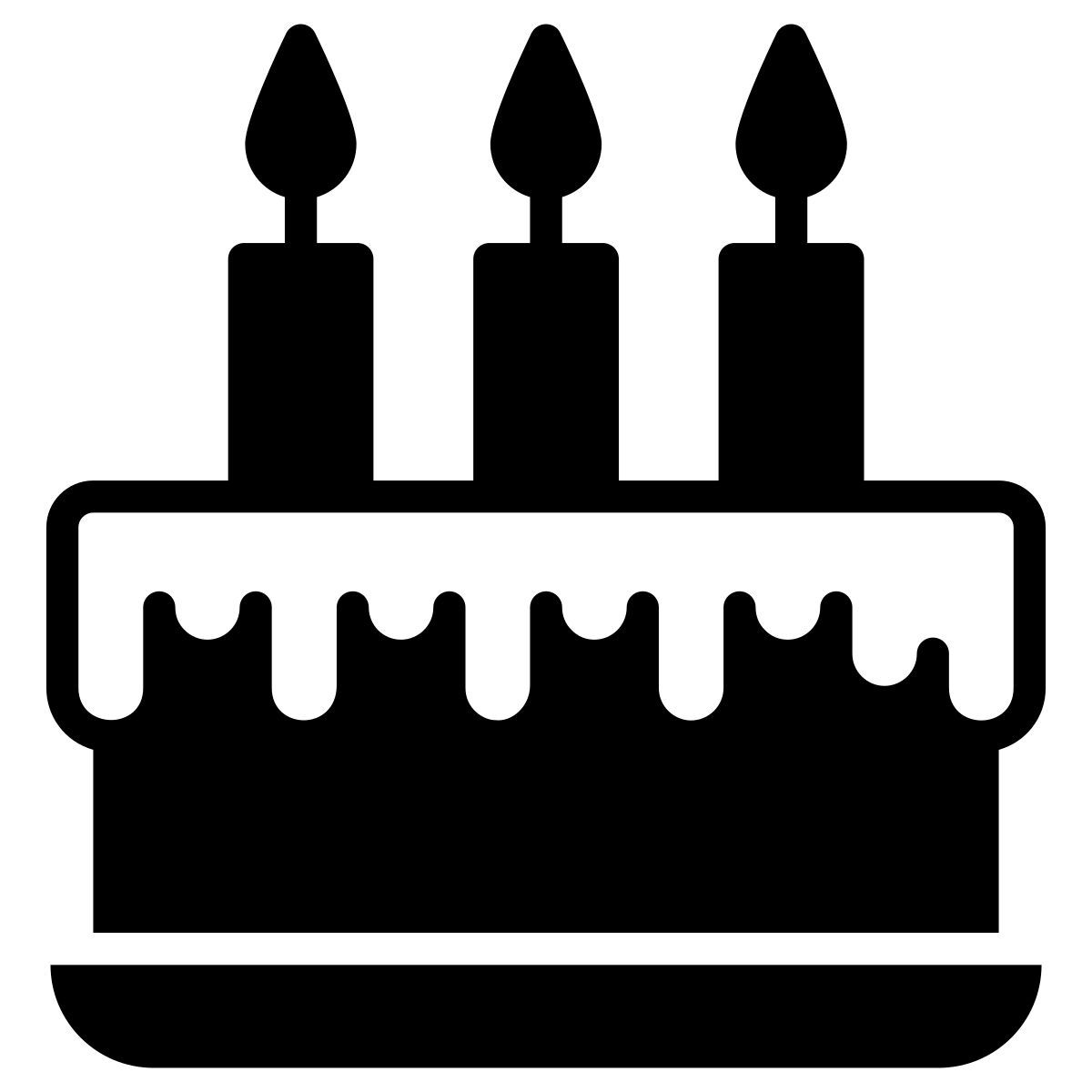 birthday cake icon