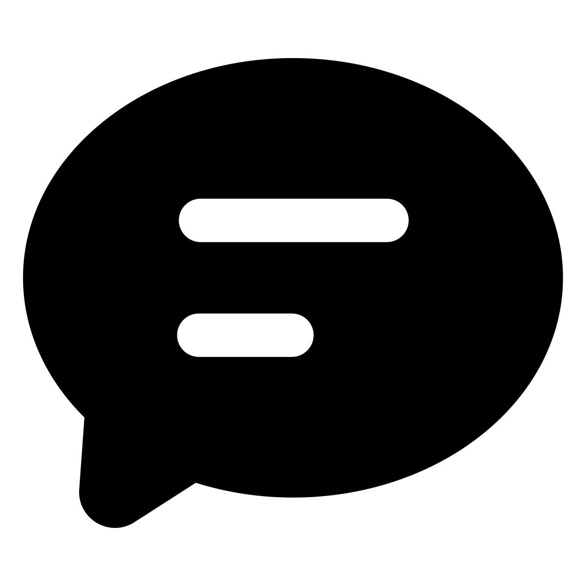 chat bubble icon