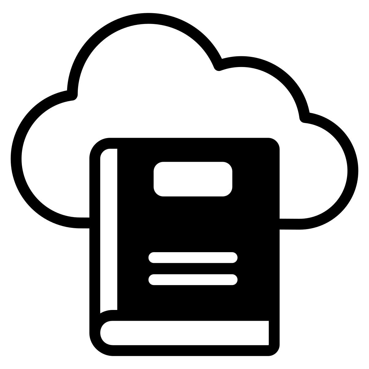 cloud library icon