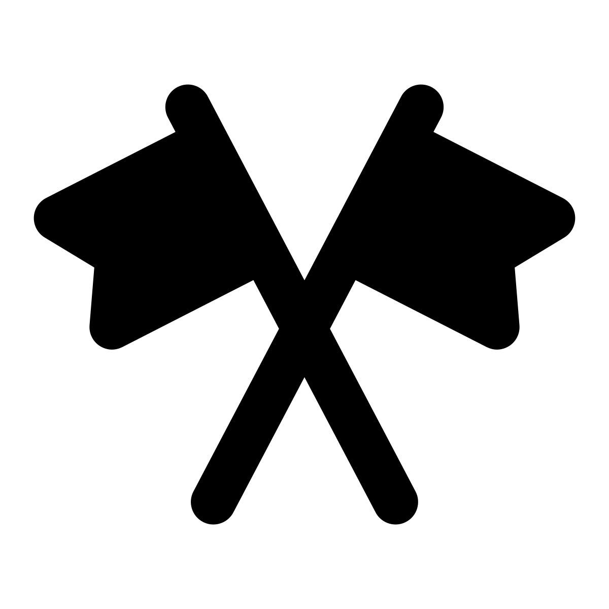Gekreuzte Flaggen icon