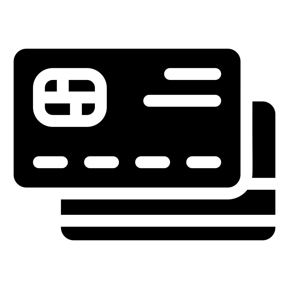 лицевая сторона банковской карты icon