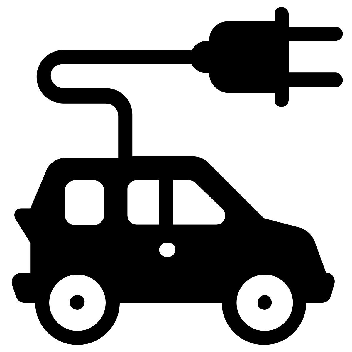 electric car icon