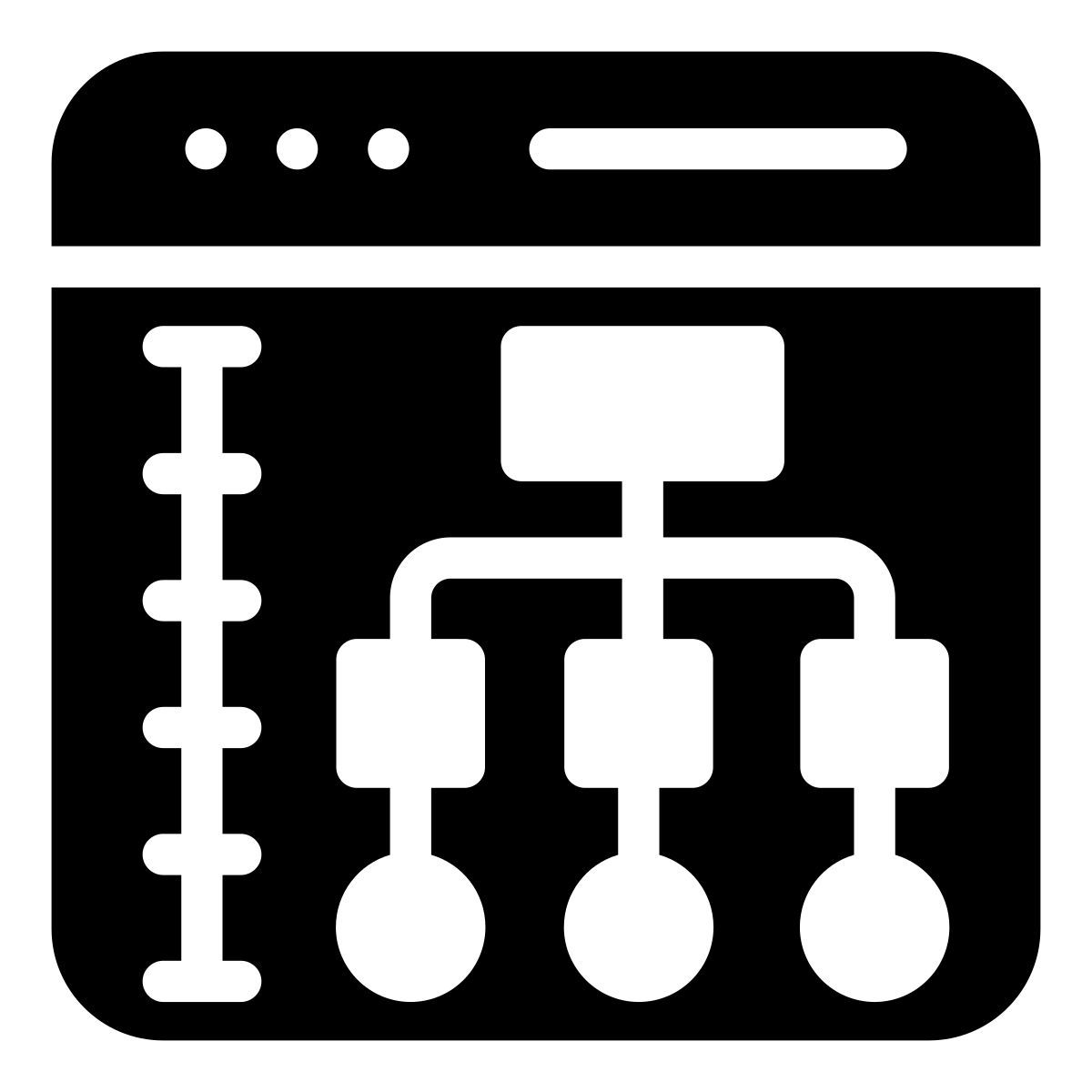 hierarchical structure icon