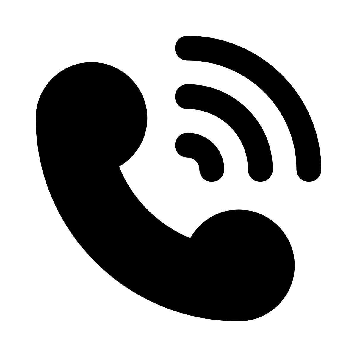 着信 icon