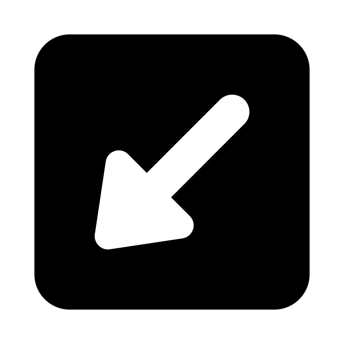 left corner icon