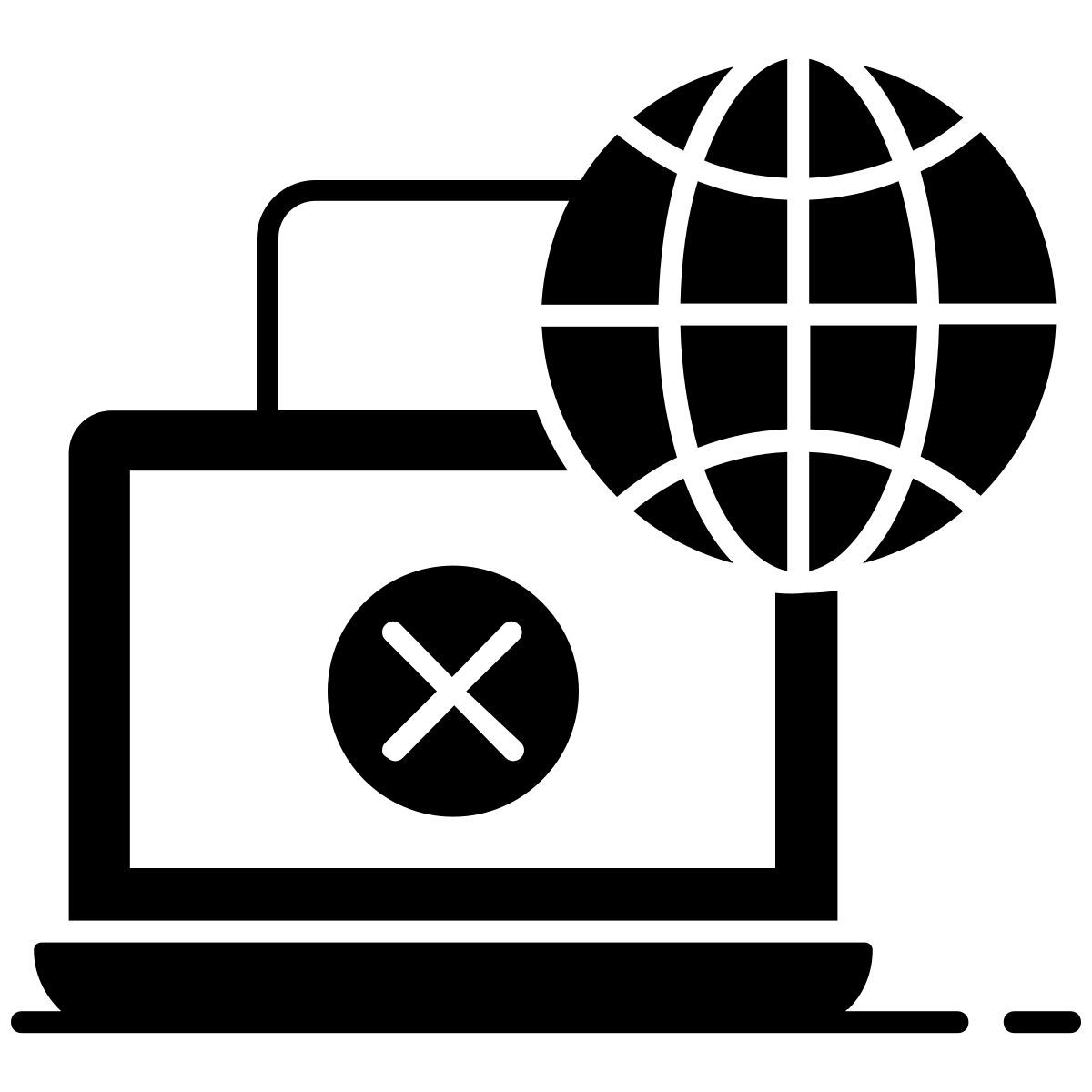sin internet icon