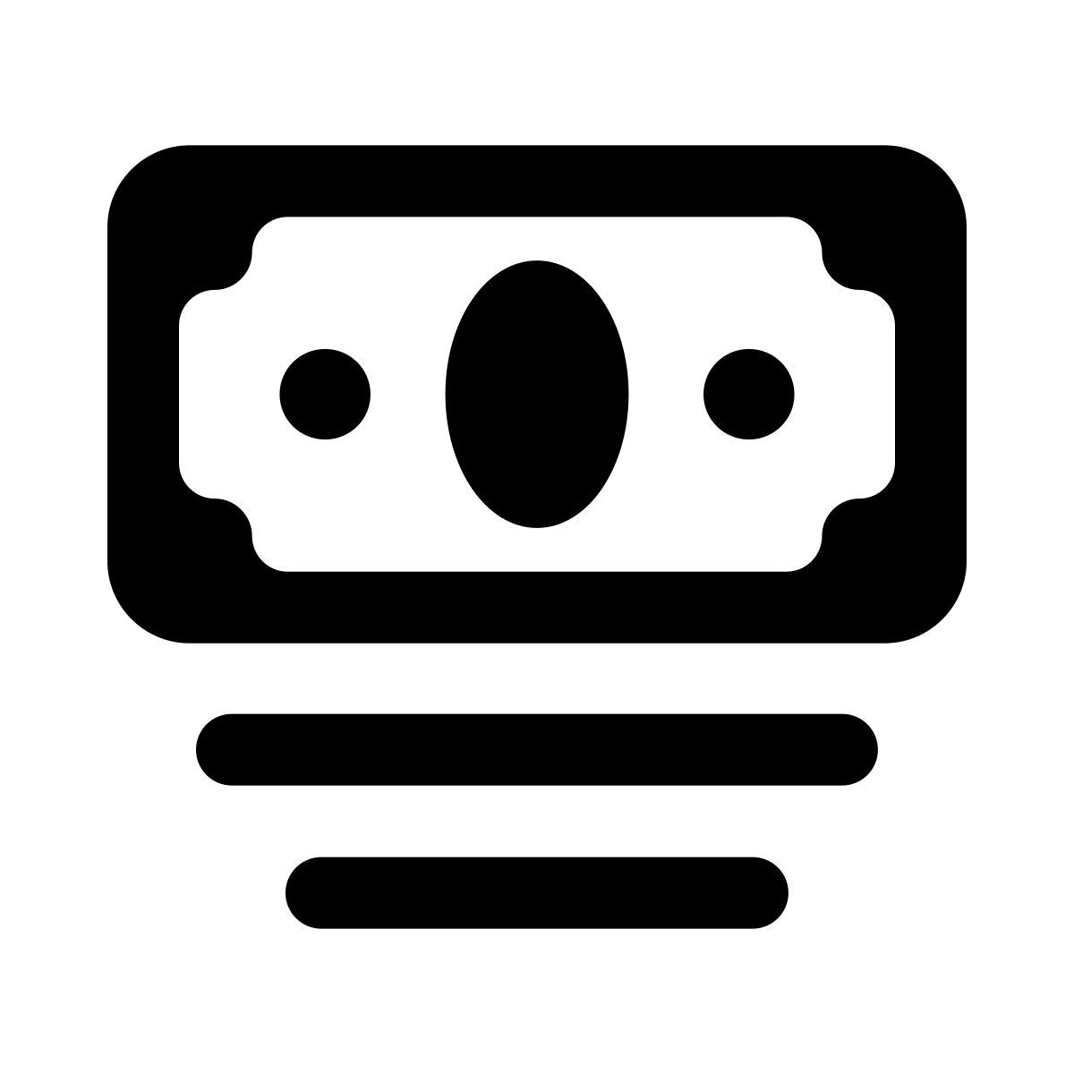 carta moneta icon