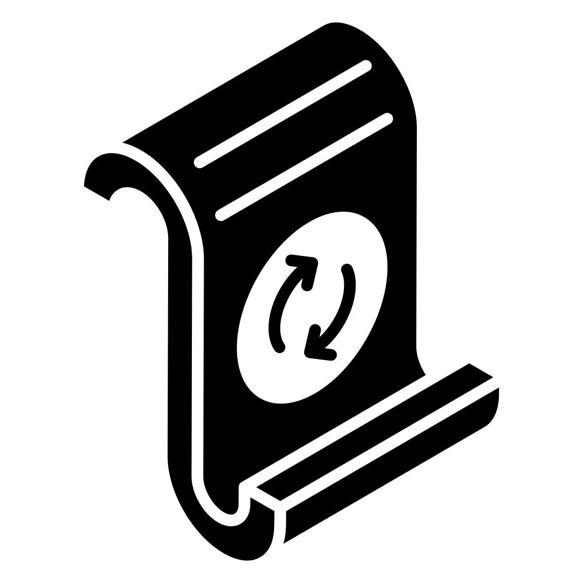 reciclagem de papel icon