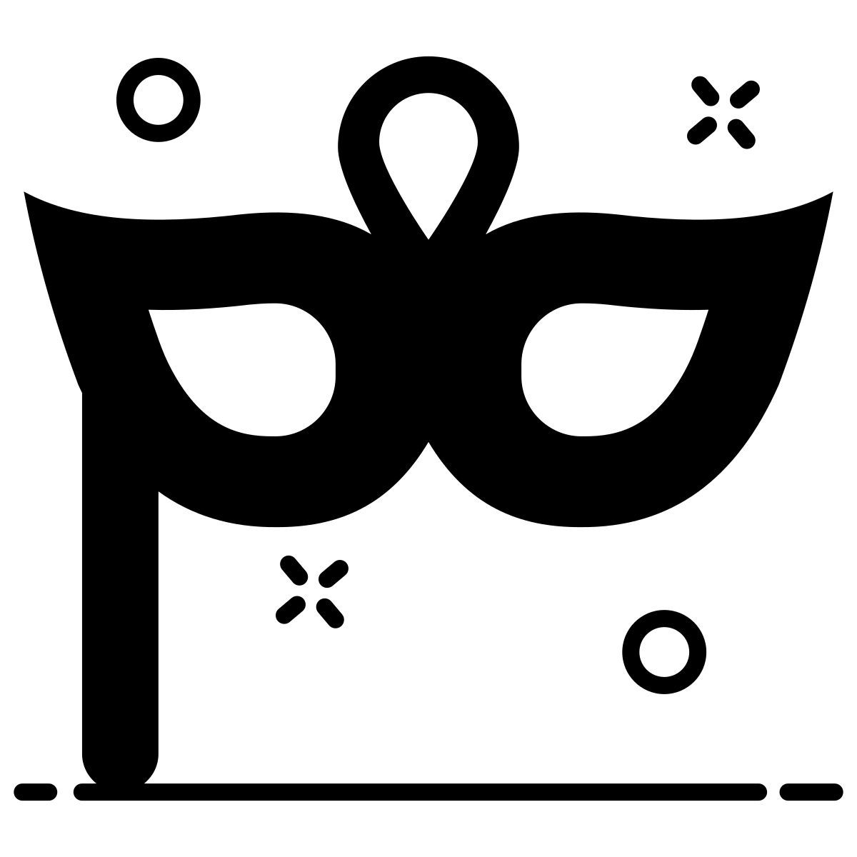 máscara de fiesta icon