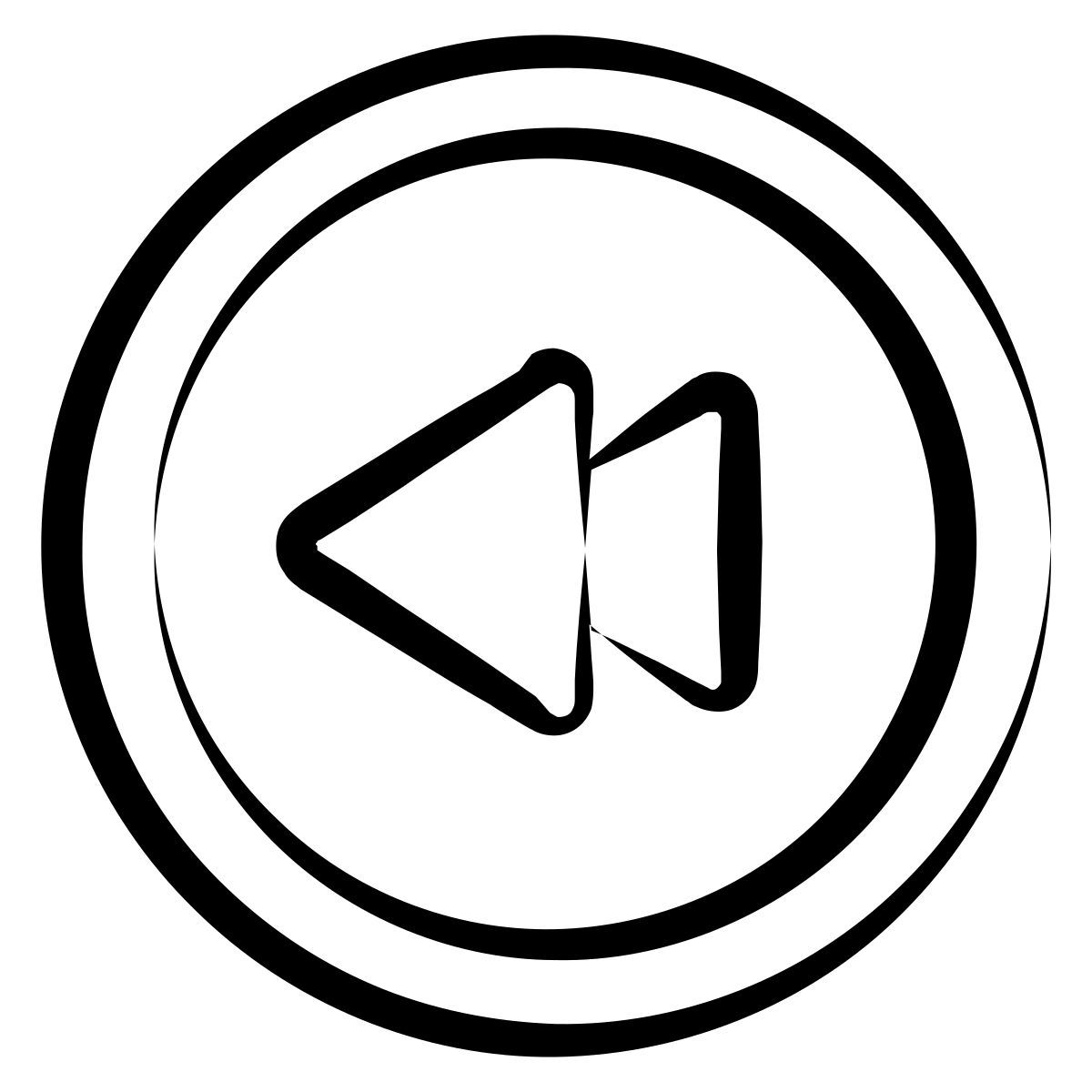 botão voltar icon