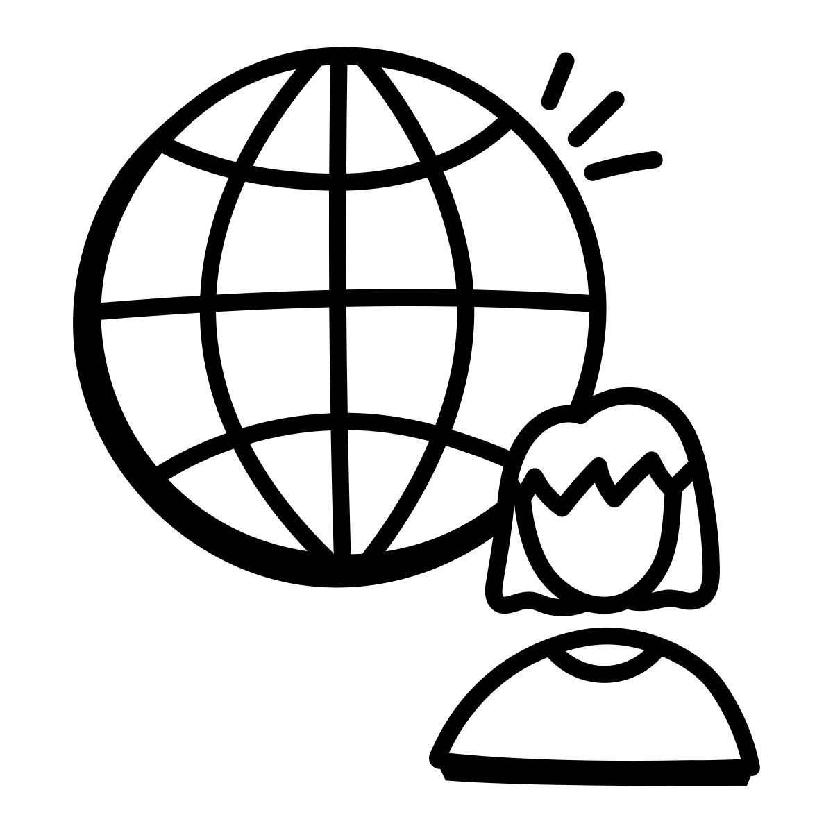 mujer de negocios icon