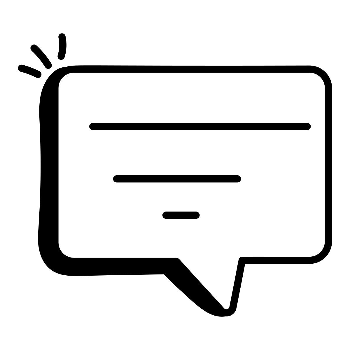 chat bubble icon