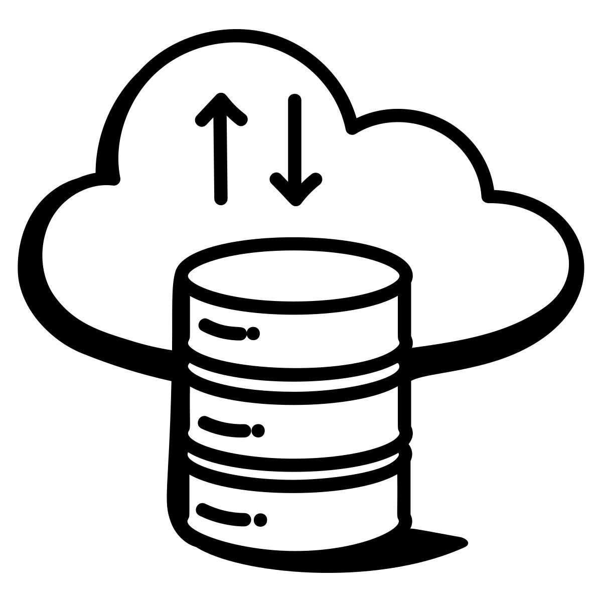 Cloud computing icon