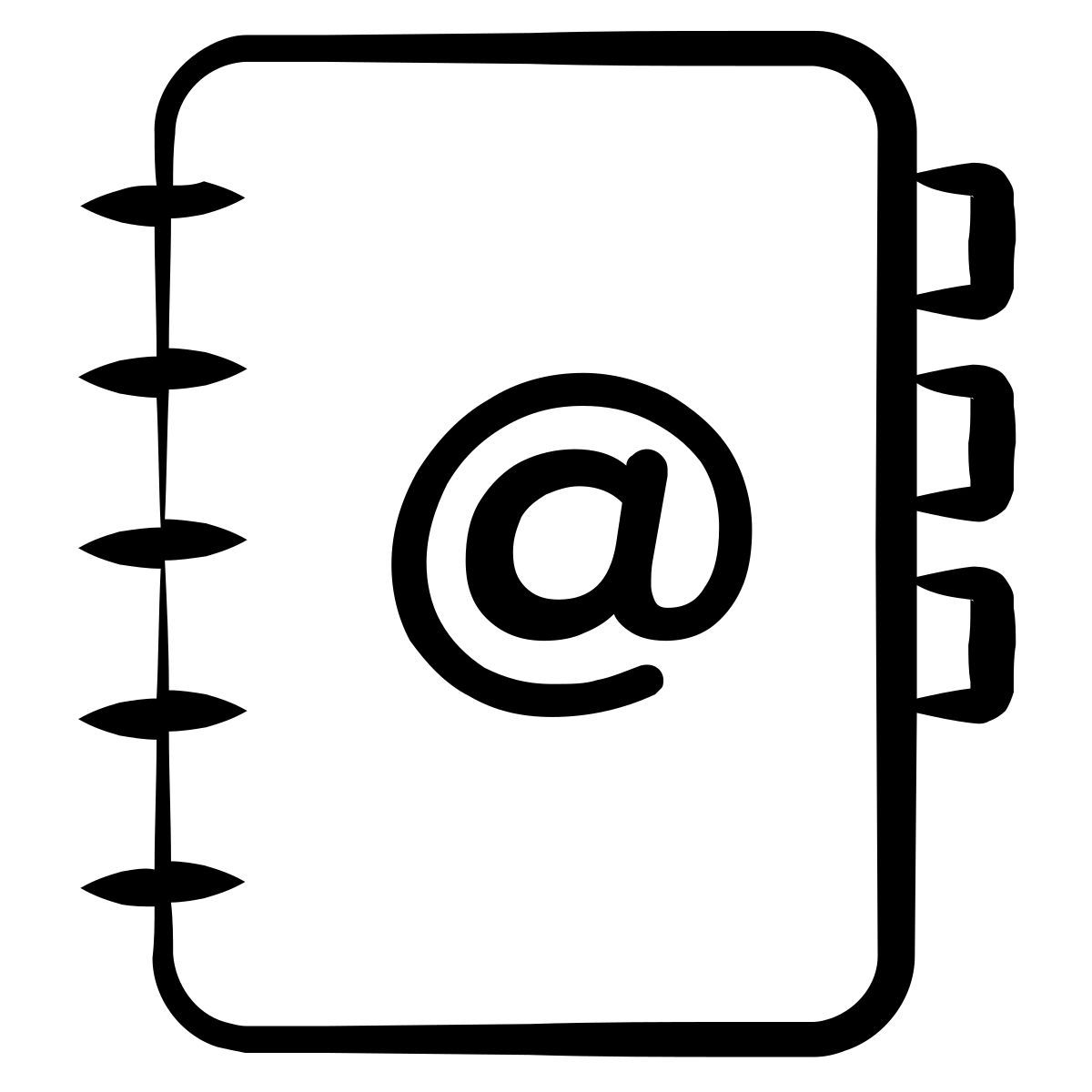 carnet de contacts icon