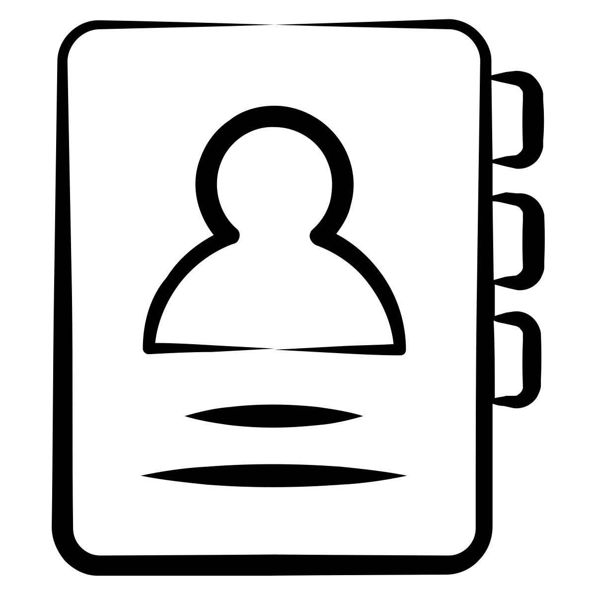 carnet de contacts icon
