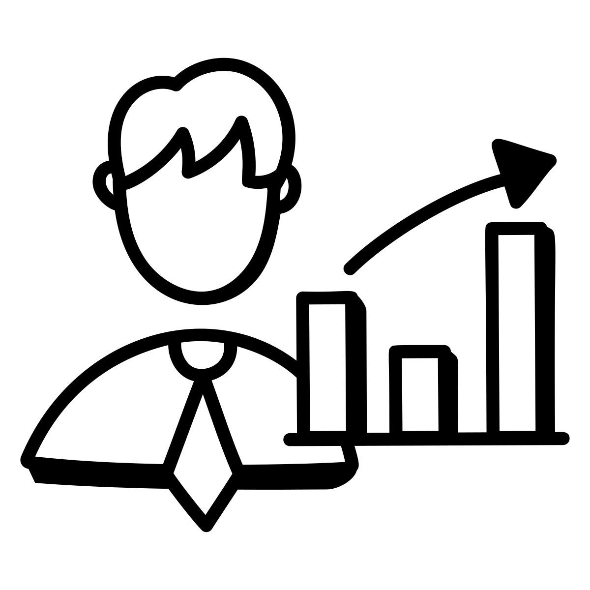 grafico di crescita icon