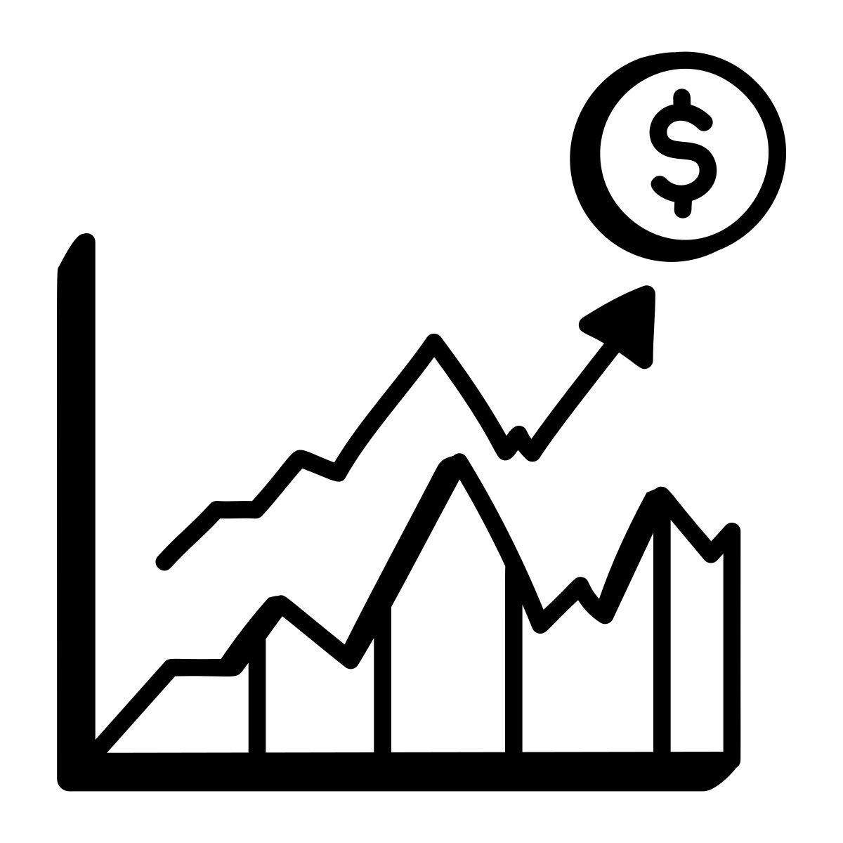 growth chart icon