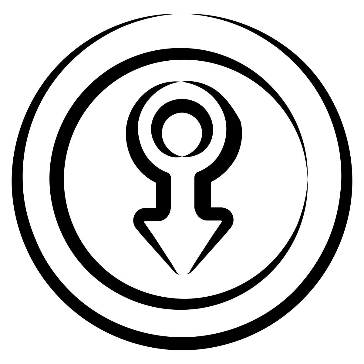 simbolo maschile icon